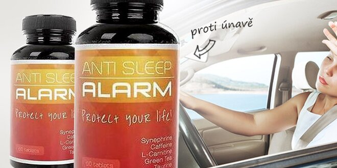 60 tablet Anti Sleep Alarm proti únavě