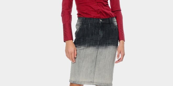 Dámská ombré džínová sukně ODM Fashion