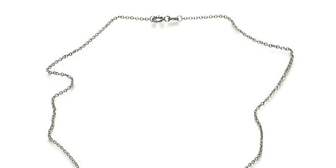 Stříbrný náhrdelník Orchira s bílou, broskvovou a čokoládovou perlou