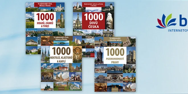 4 knihy plné památek i pozoruhodných míst