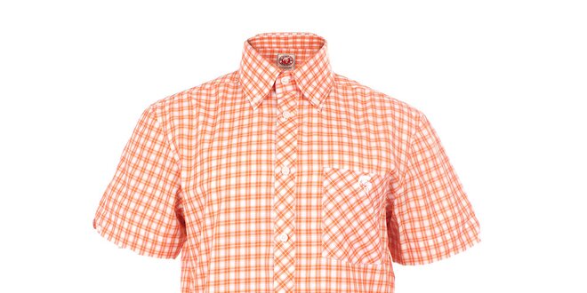 Pánská oranžově károvaná košile The Spirit of 69