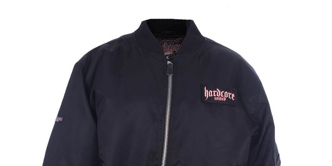 Pánská černá bunda na zip Hardcore United