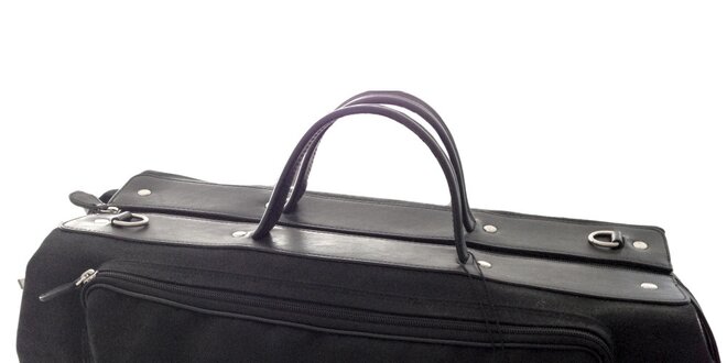 Pánská černá taška na zip Emporio Armani