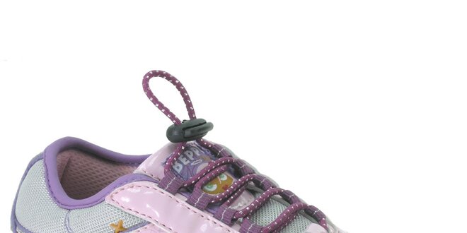 Dětské růžovo-fialové tenisky Beppi