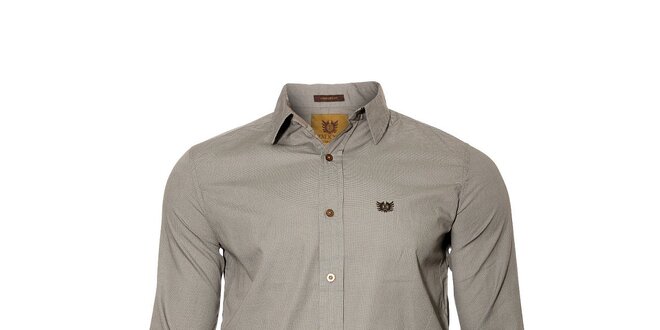Pánská šedá košile se vzorem značky Bendorff