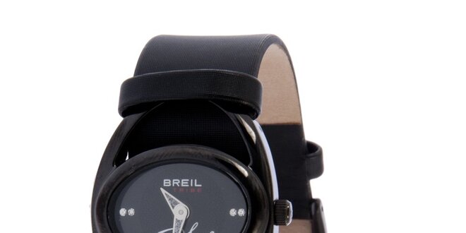 Dámské černé analogové hodinky Breil