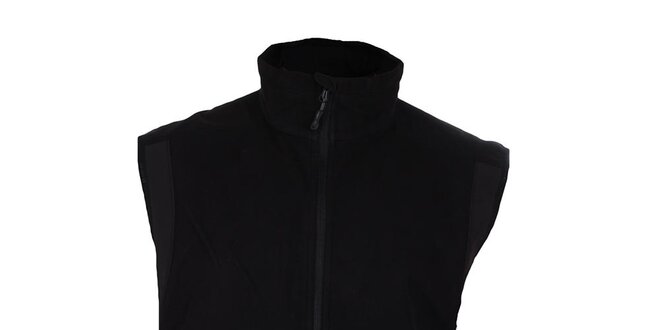 Pánská černá softshellová vesta Trimm Drill