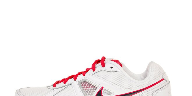 Dámské bílé běžecké boty Nike Dart 9 s růžovými detaily