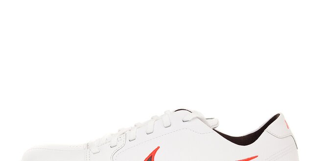 Pánské bílé tenisky Nike Circuit s černo-červenými detaily