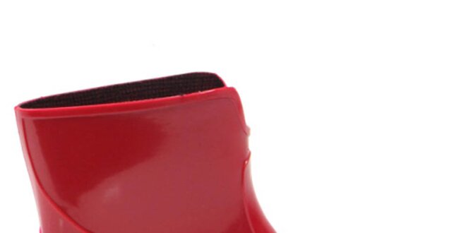 Dámské červené kotníkové boty Favolla