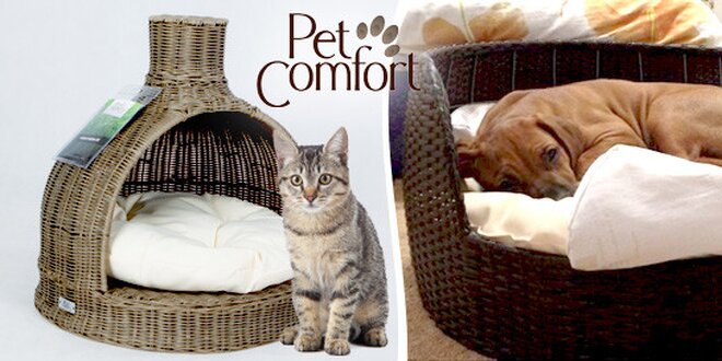 Designové pelíšky Pet Comfort pro kočky a psy