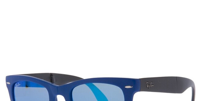 Skládací sluneční brýle v modré barvě Ray-Ban