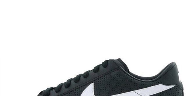 Pánské černé tenisky s bílým logem Nike