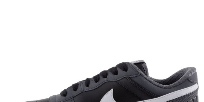 Pánské šedo-černé tenisky s bílými prvky Nike