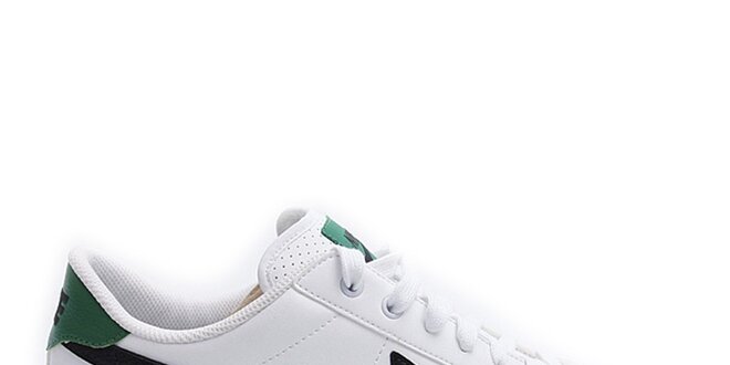 Dámské bílé tenisky se zelenými prvky Nike