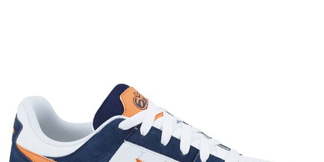Pánské bílo-modro-oranžové tenisky Nike