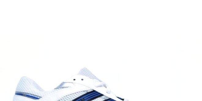 Pánské bílo-stříbrno-modré tenisky Adidas