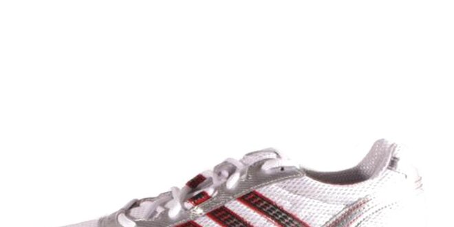 Pánské bílo-stříbrno-červené tenisky Adidas