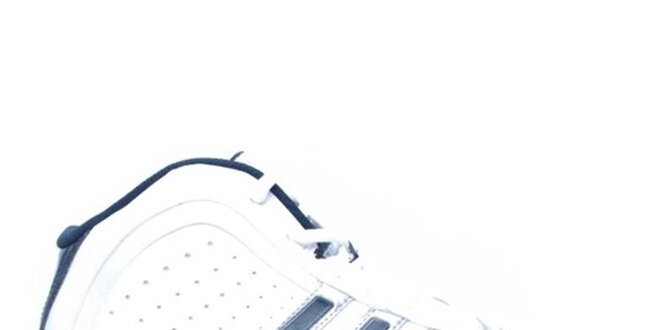 Pánské černo-bílo-stříbrné boty Adidas