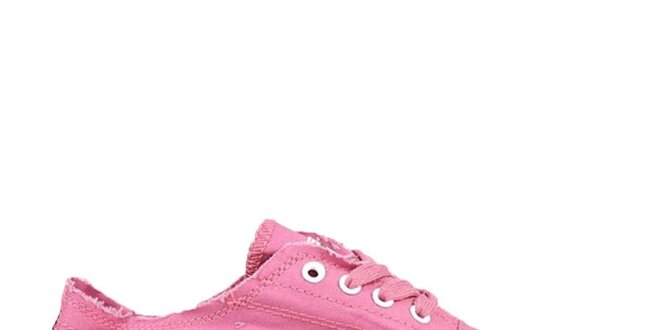 Dámské plátěné růžové boty Puma