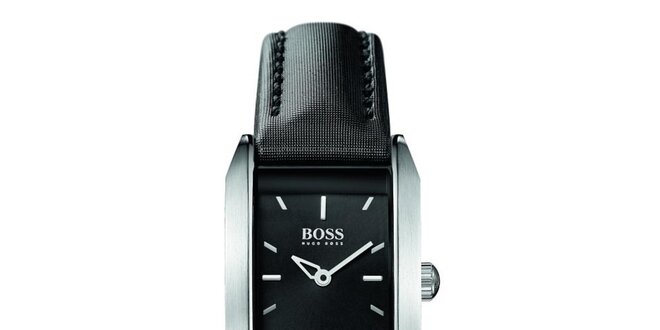 Dámské černé analogové hodinky Hugo Boss