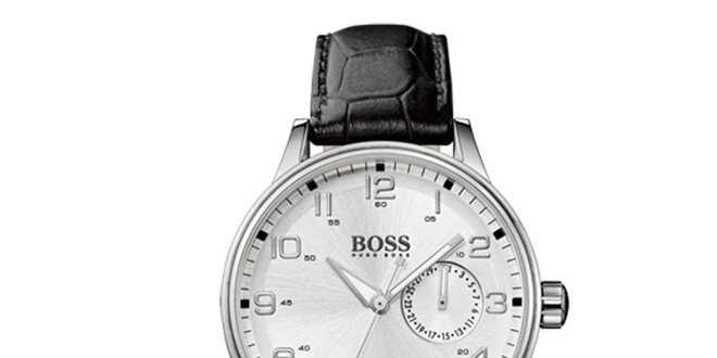 Dámské analogové hodinky s koženým páskem Hugo Boss