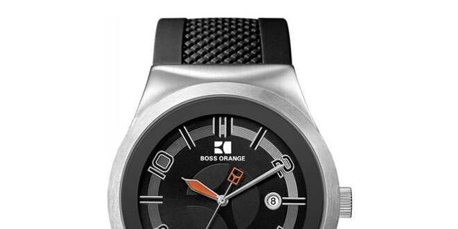 Pánské hodinky s černým ciferníkem Hugo Boss Orange