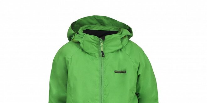 Dětská lyžařská souprava Envy - černé kalhoty a světle zelená bunda