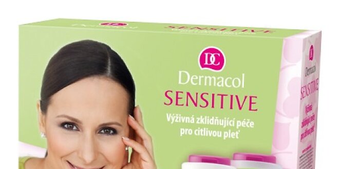 Kosmetický balíček Sensitive Výživná zklidňující péče pro citlivou pleť (50ml+200ml+200ml)