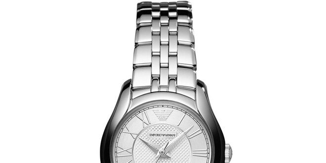 Dámské stříbrné hodinky Emporio Armani
