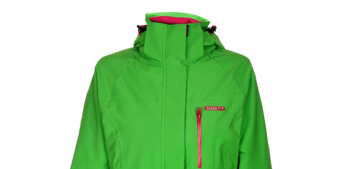 Dámská světle zelená lyžařská bunda Envy