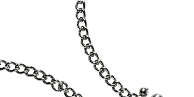 Dámský náhrdelník s kuličkovými přívěsky DKNY