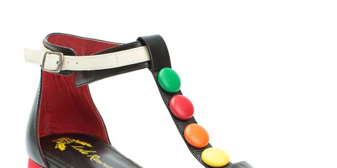 Dámské sandále na platformě s lentilkami Lola Ramona