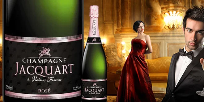 Luxusní šampaňské Jacquart Rosé Brut