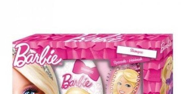 Barbie dárková sada - Šampón 250ml+hřeben