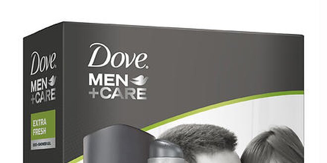 Dove For Men kazeta Extra Fresh (deo 150ml+sprch.gel 400 ml)