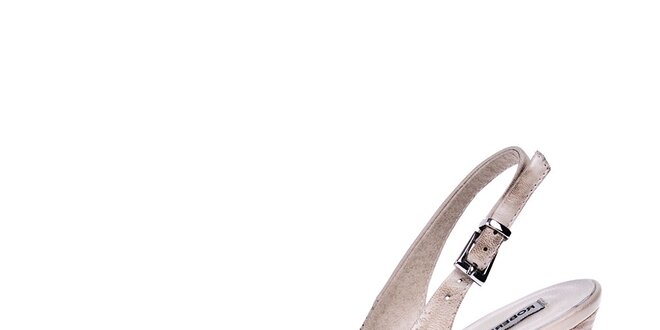Dámské krémové lodičky s otevřenou patou Roberto Botella