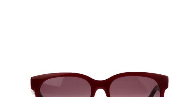 Unisex červené sluneční brýle s šedými stranicemi Marc by Marc Jacobs