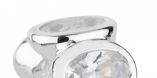 Stříbrný přívěsek Pandora s čirými broušenými kamínky