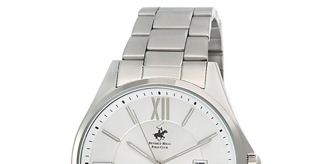 Pánské stříbrné hodinky Beverly Hills Polo Club
