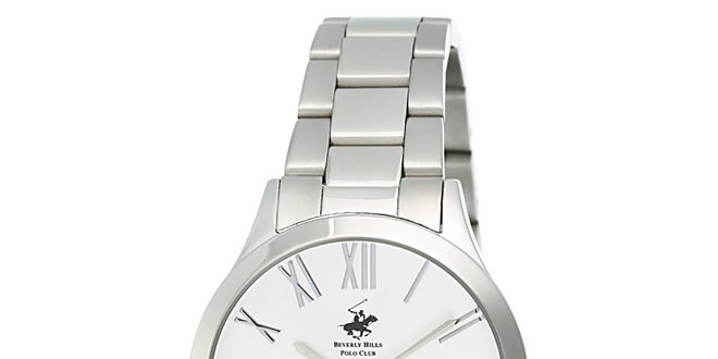 Dámské stříbrné hodinky s malou vteřinovkou Beverly Hills Polo Club