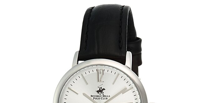 Dámské hodinky s černým řemínkem Beverly Hills Polo Club