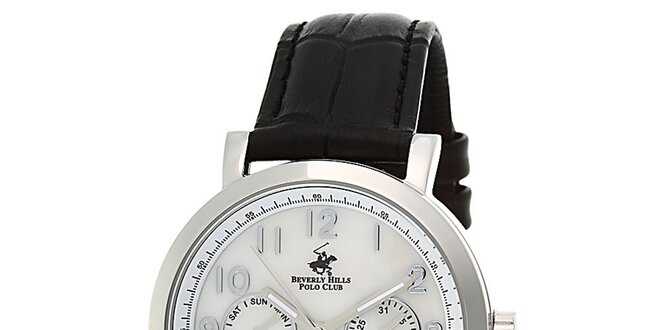 Dámské stříbrné hodinky s minutovým ciferníkem Beverly Hills Polo Club