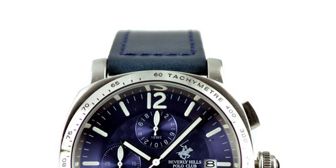 Pánské hodinky s fialovým ciferníkem Beverly Hills Polo Club