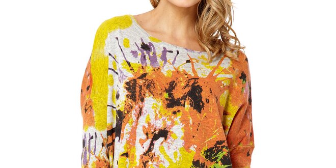 Dámský svetr s barevným lvem Miss Jolie