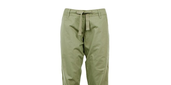 Dámské zelené volnočasové kalhoty Northland