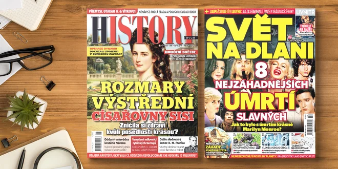 Až roční balíček časopisů: History + Svět na dlani