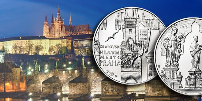 Praha v ryzím stříbře – vhodný dárek i investice