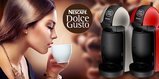 Nejmenší designový kávovar Nescafé Dolce Gusto