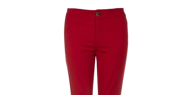 Dámské rudé kalhoty Yumi